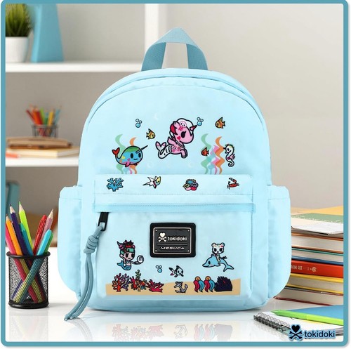 Zaino scuola tokidoki - tokidoki, azzurro